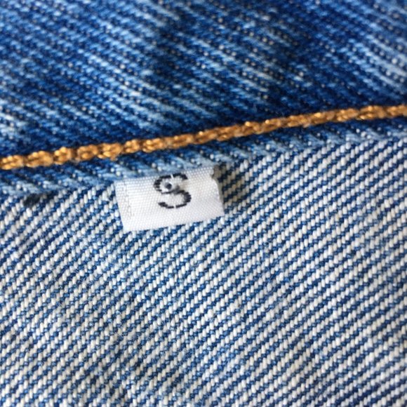 Brandy Melville John Galt Cutoff Denim Shorts - Picture 3 of 4